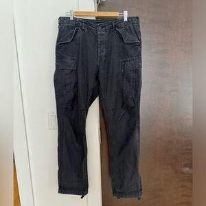 Buck Mason Desert Cargo Pants Black 33